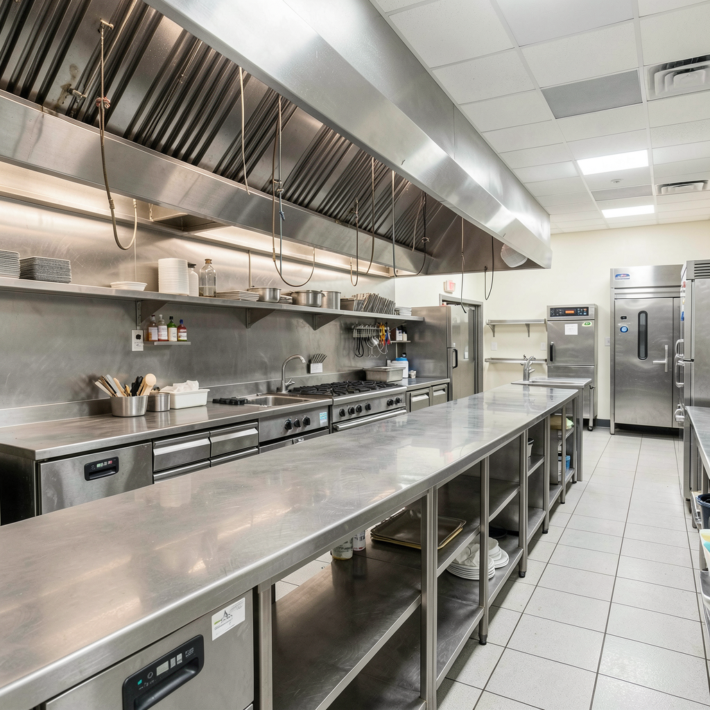 Commercial kitchen disinfection