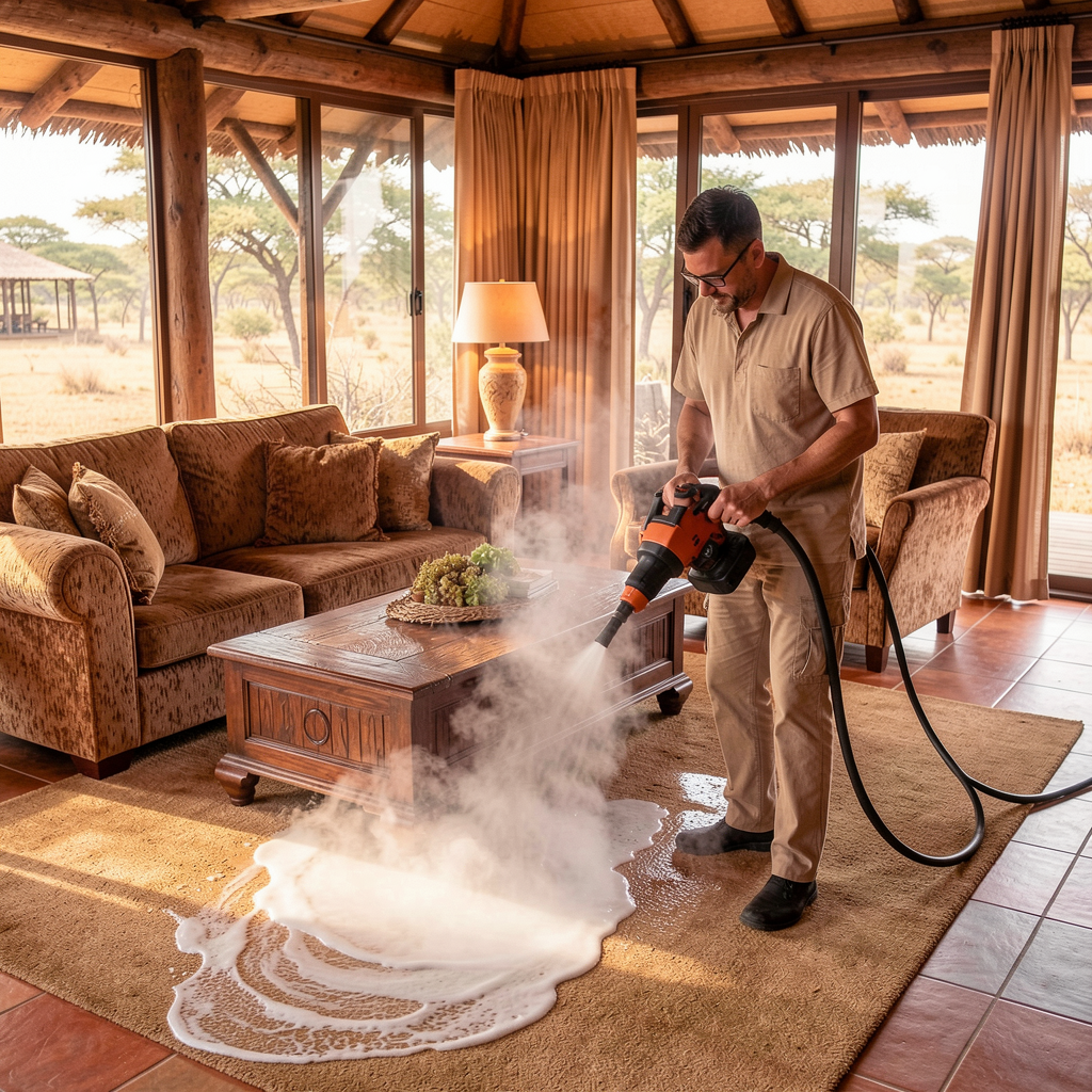 Hotel upholstery cleaning