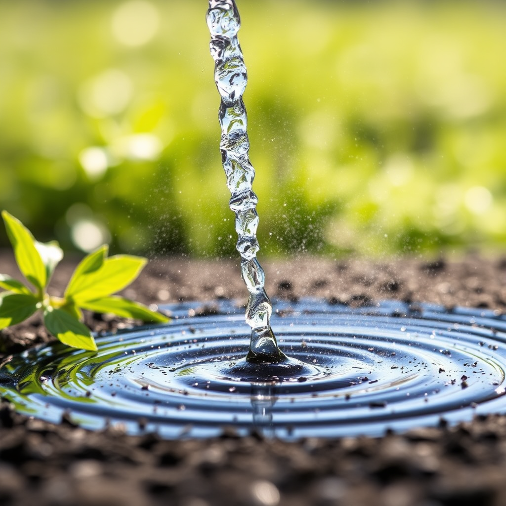 A photorealistic image demonstrating resource optimization through high-tech management. The scene shows a waste recycling plant utilizing advanced sorting and processing technologies. Materials are efficiently separated and repurposed, minimizing waste and maximizing resource utilization. The color palette is clean and efficient, with blues and greens promoting a sense of sustainability. The camera angle is a wide shot, capturing the scale and efficiency of the recycling plant. Textures are detailed, emphasizing the technological elements and the environmental impact. The style should be modern and efficient, conveying a sense of responsibility and innovation.