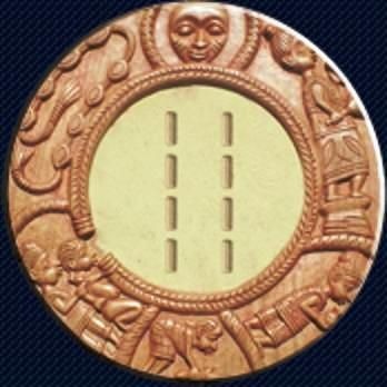 Create a photorealistic image of a serene space bathed in soft, natural light. The central focus is an open book displaying ancient Ifa scriptures, illuminated by a gentle glow emanating from within. The background subtly showcases a stylized representation of the 256 Odu Ifa symbols interwoven into a tranquil natural setting, like a forest or garden. Incorporate elements of earth tones, greens, and gold to evoke a sense of spiritual grounding and enlightenment. The composition should be balanced, with a slight depth of field to draw the viewer's eye to the central scriptures. Consider using a shallow camera angle to enhance the feeling of intimacy and connection. Textural details of the book's aged paper and the surrounding foliage should be meticulously rendered. Style reference: Ancient wisdom meets modern clarity. Technical specifications: 4K resolution, high quality, photorealistic rendering.