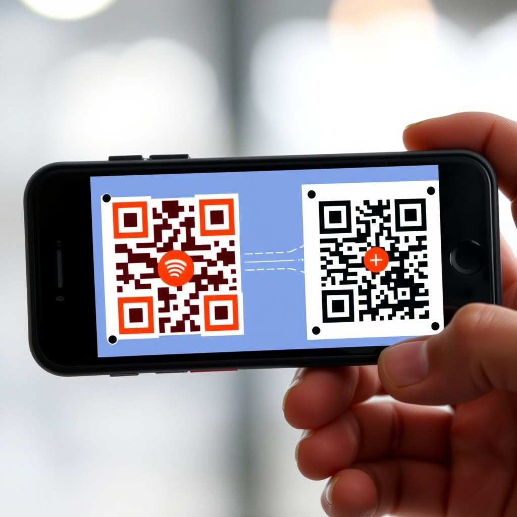 Custom QR codes leading to landing pages