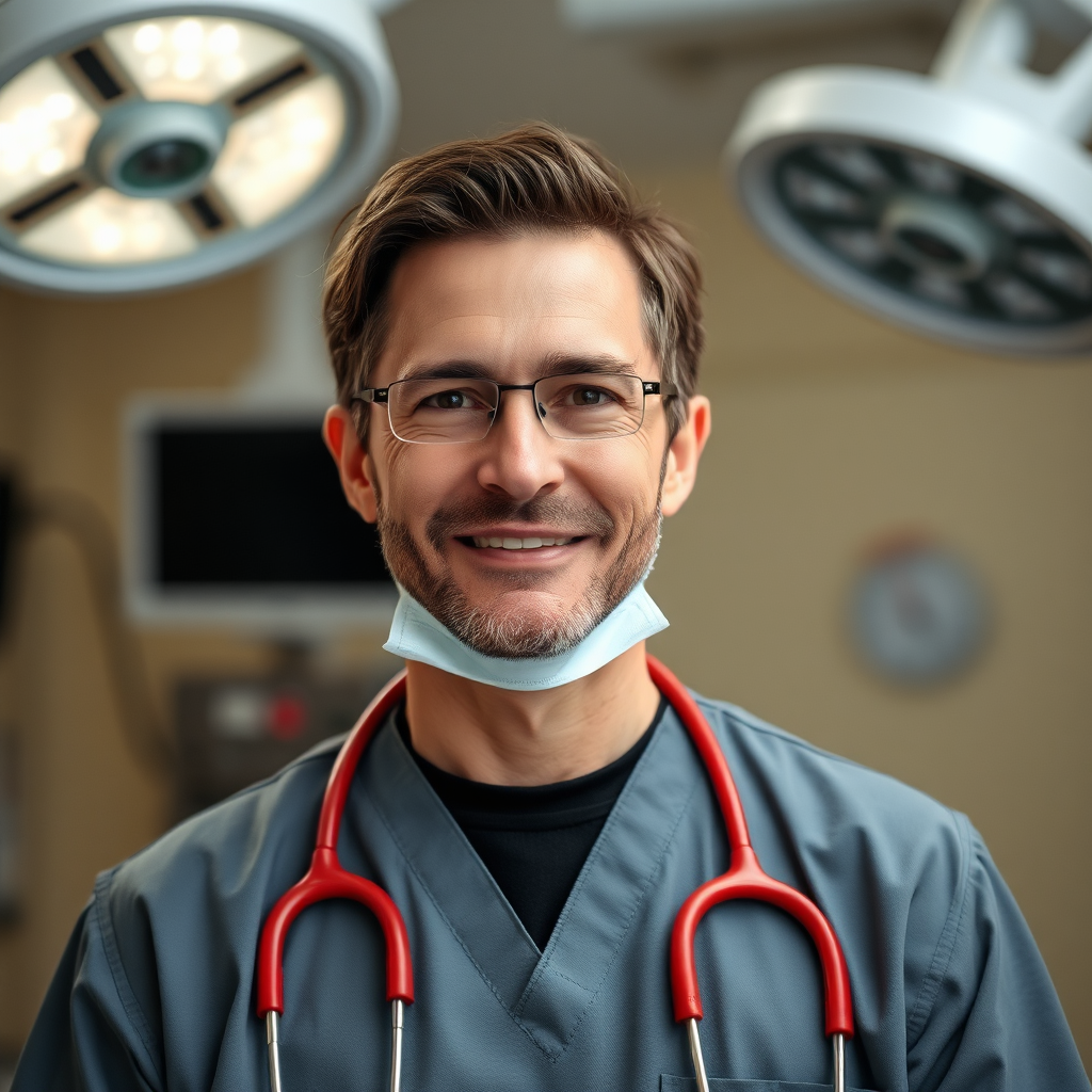 Portrait of a physician-lead