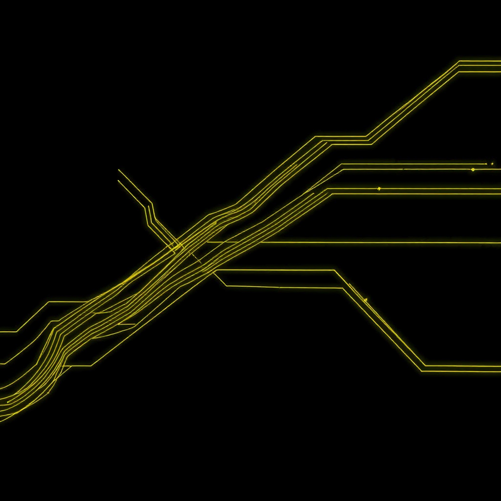 Minimalist tech graphic