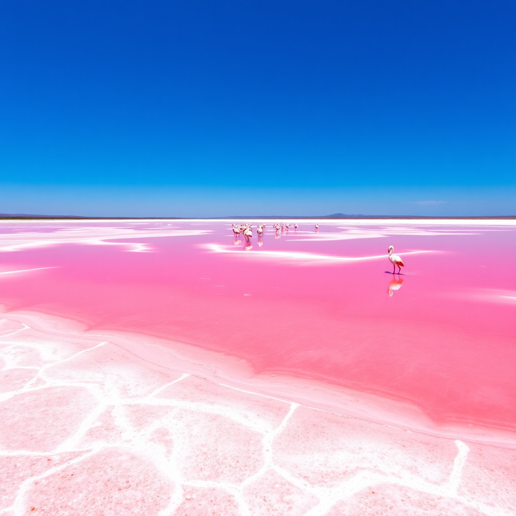 Las Coloradas Pink Lakes
