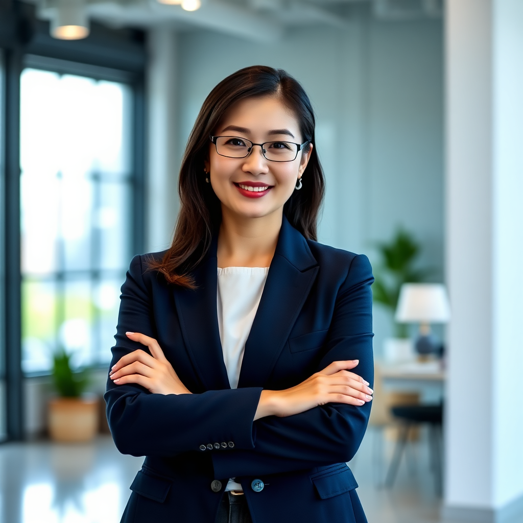 Professional Woman in Blazer