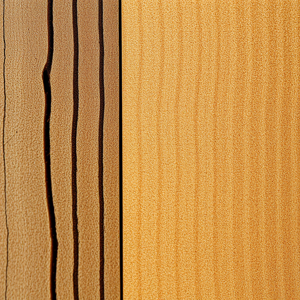  A close-up, photorealistic image of various types of wood grain, showcasing their unique patterns and textures. Soft, diffused lighting to highlight the subtle details and variations. The composition should focus on the intricate lines and swirls of the grain. Color palette: natural wood tones ranging from light to dark. Camera angle: a macro shot to emphasize the microscopic details. Style: artistic and educational, aiming to reveal the beauty and complexity of wood grain.