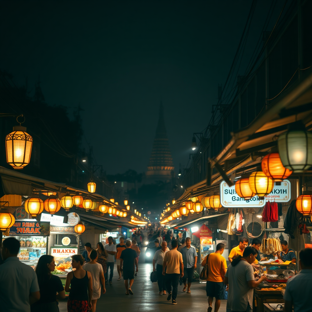 Bangkok night market