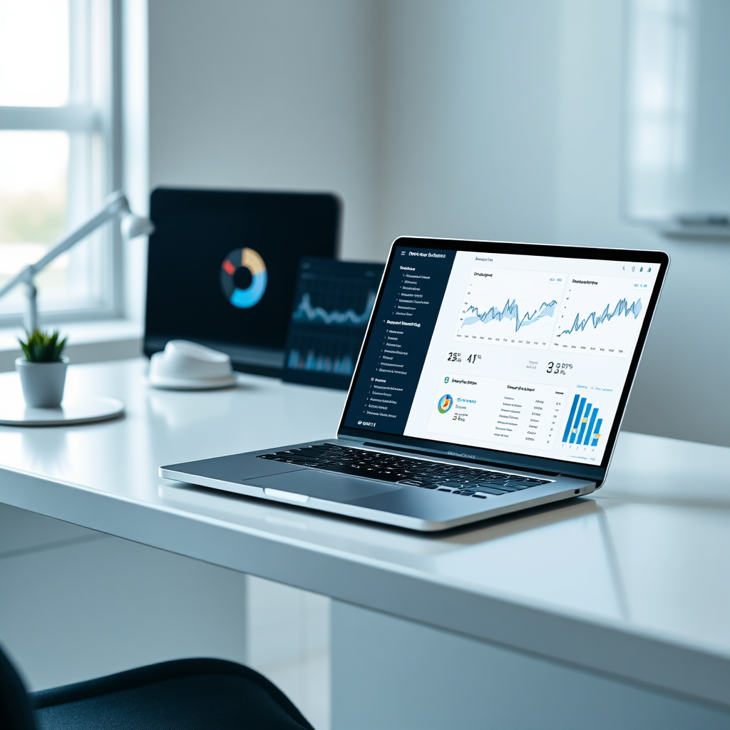 Device dashboard on a desk