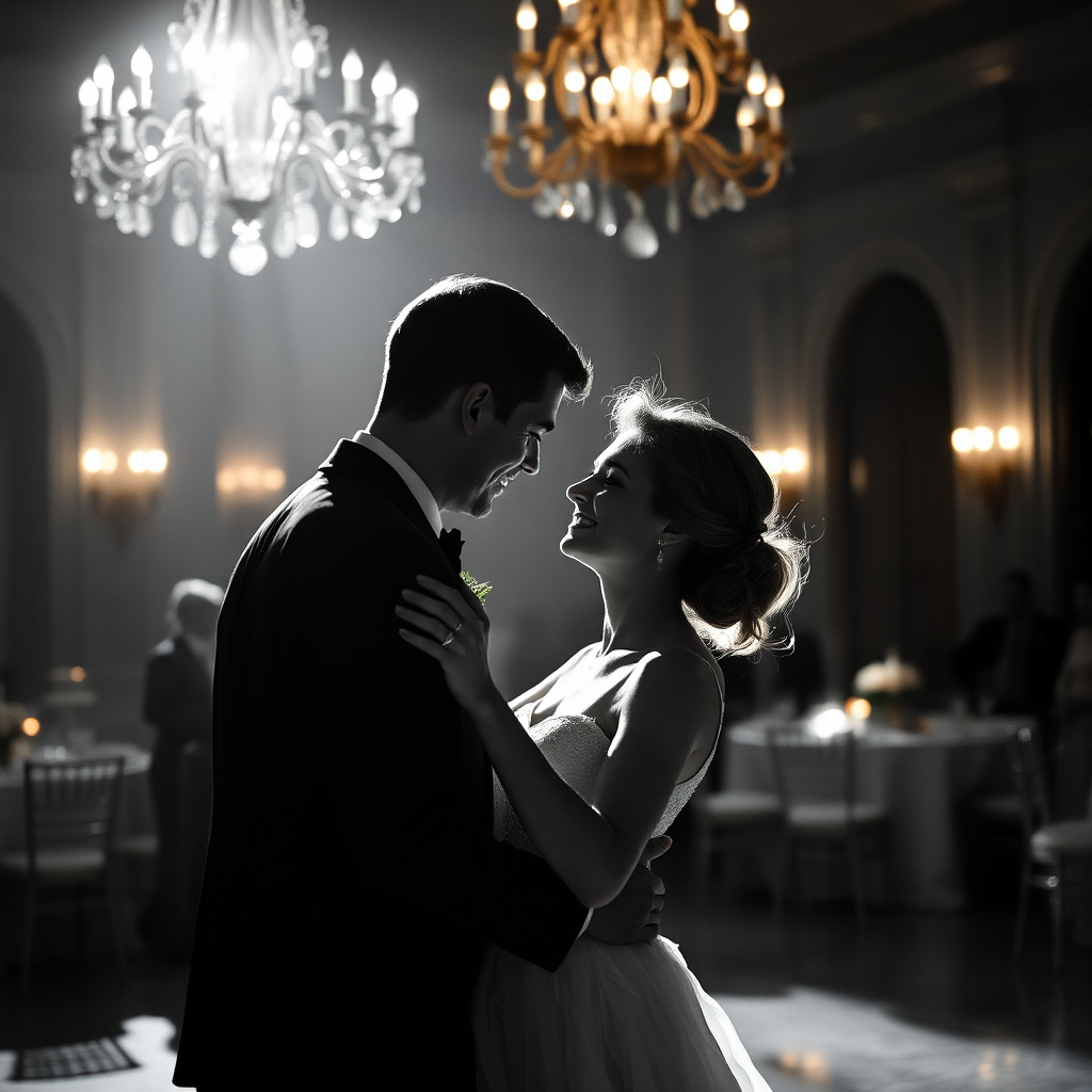 First dance in ballroom