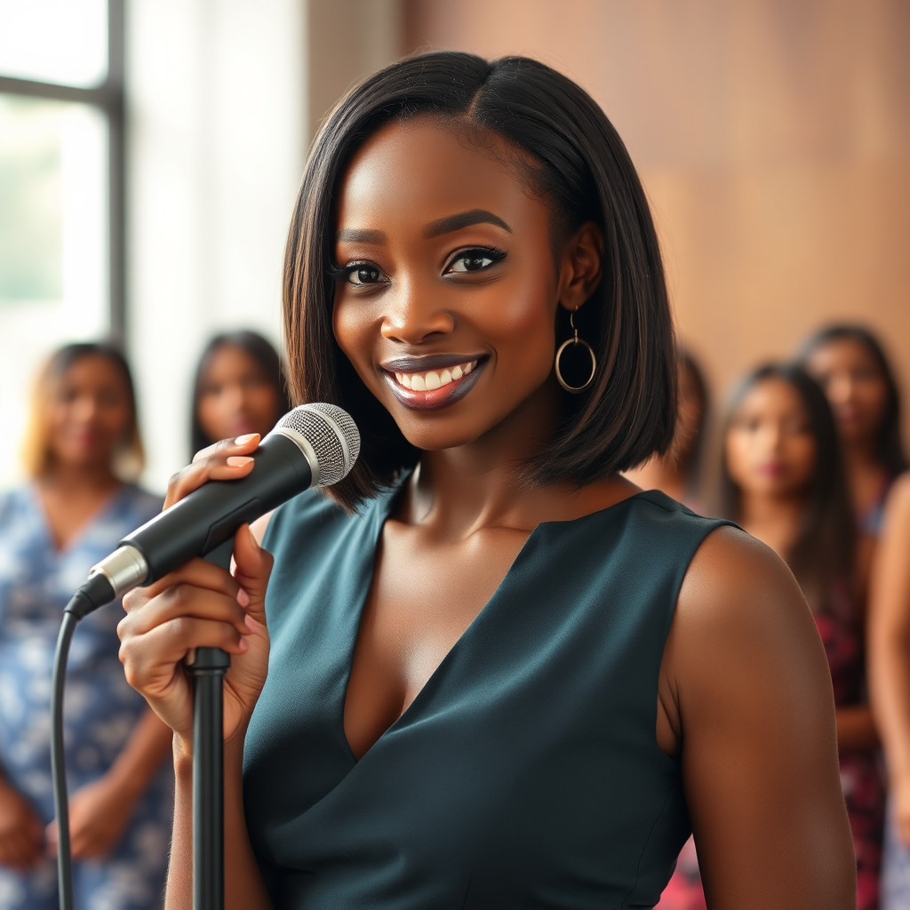 A photorealistic image of two women embracing each other in a comforting hug. One woman is offering support to the other. The setting is a warm and inviting living room with soft lighting and comfortable furniture. The focus is on the genuine connection and empathy between the two women. Technical specs: 4K resolution, high quality.