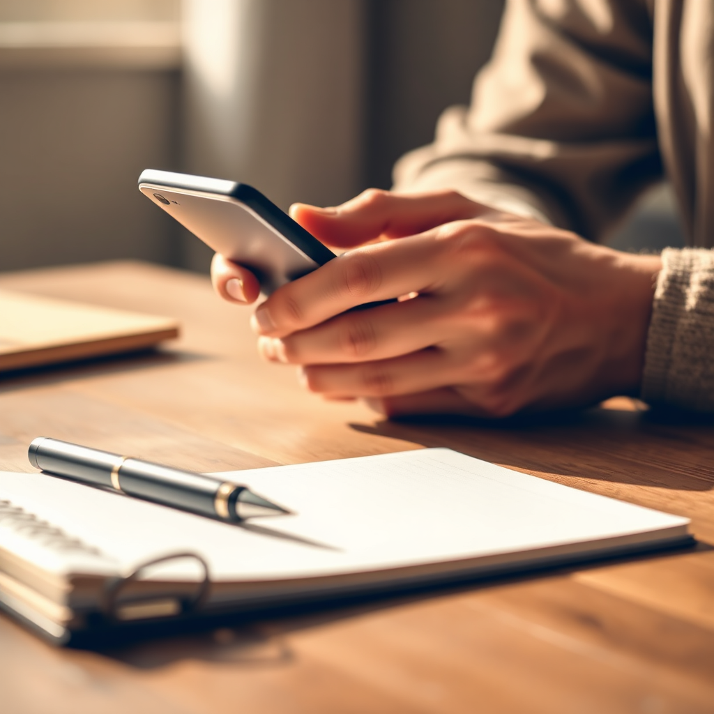 Supportive phone call