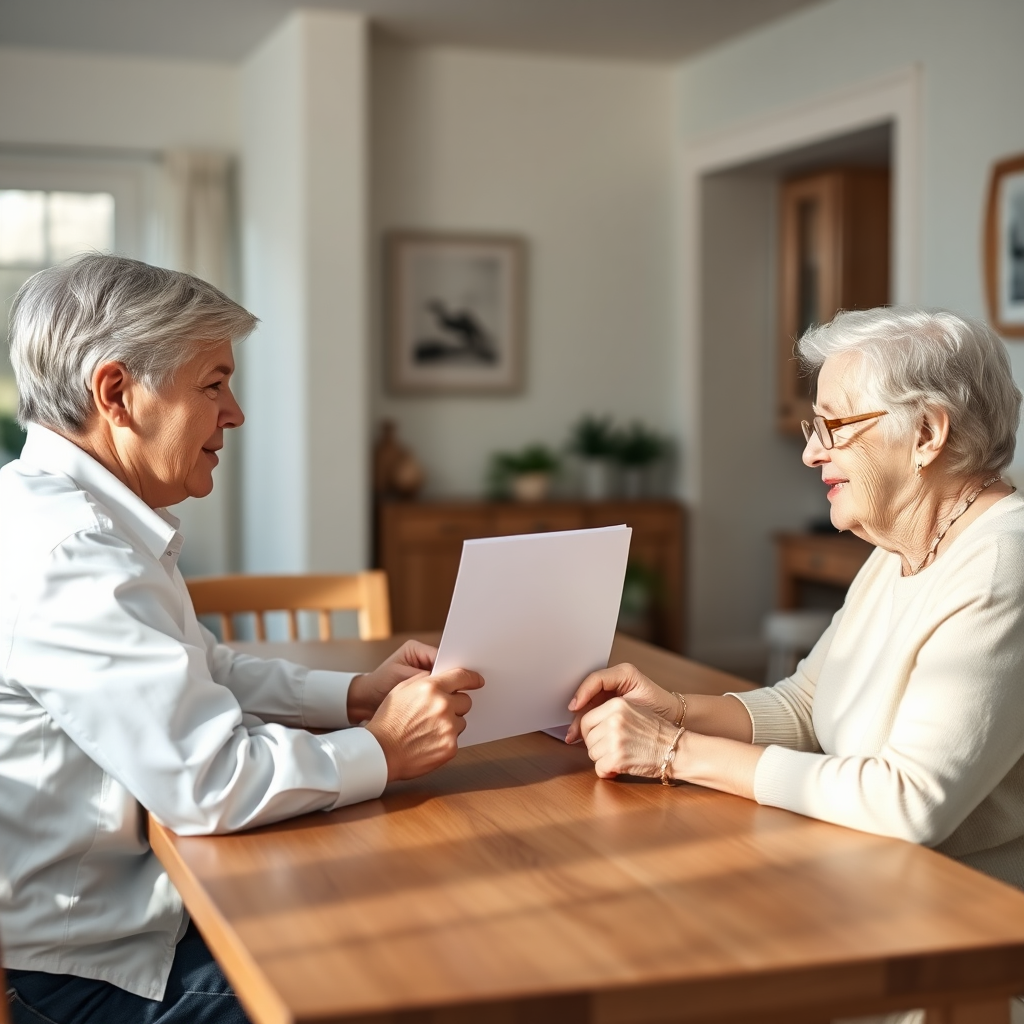 In-home meet and greet conversation