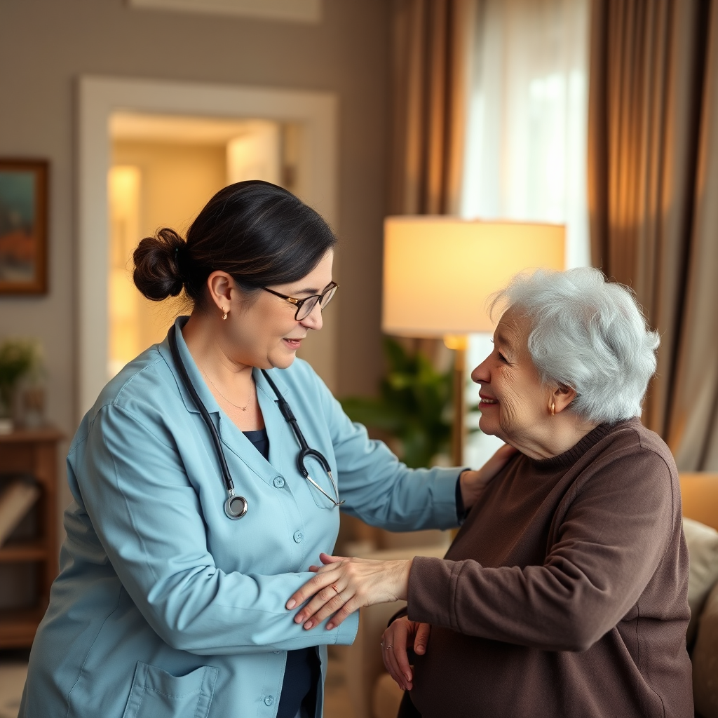 Care in a home setting