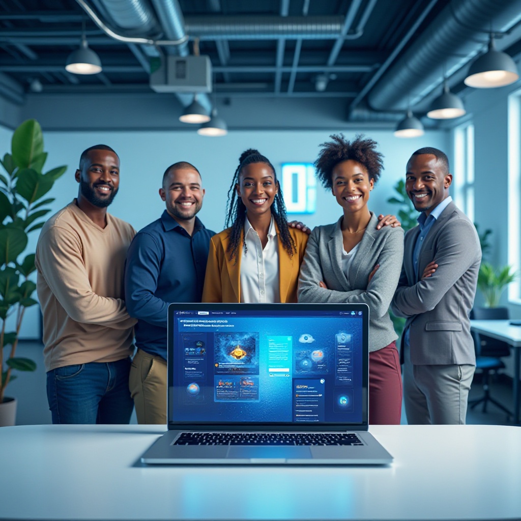 Professional Digital Services Illustration