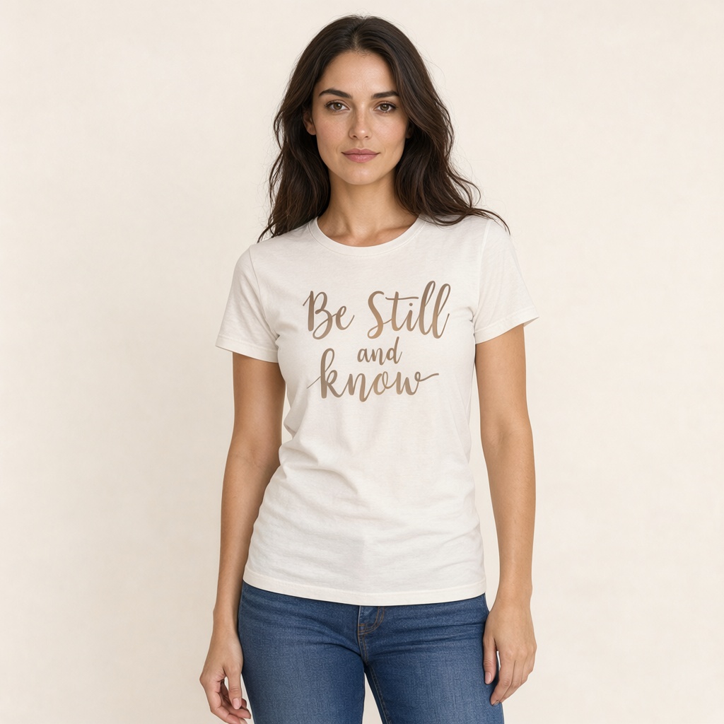 Be Still and Know Christian T-shirt