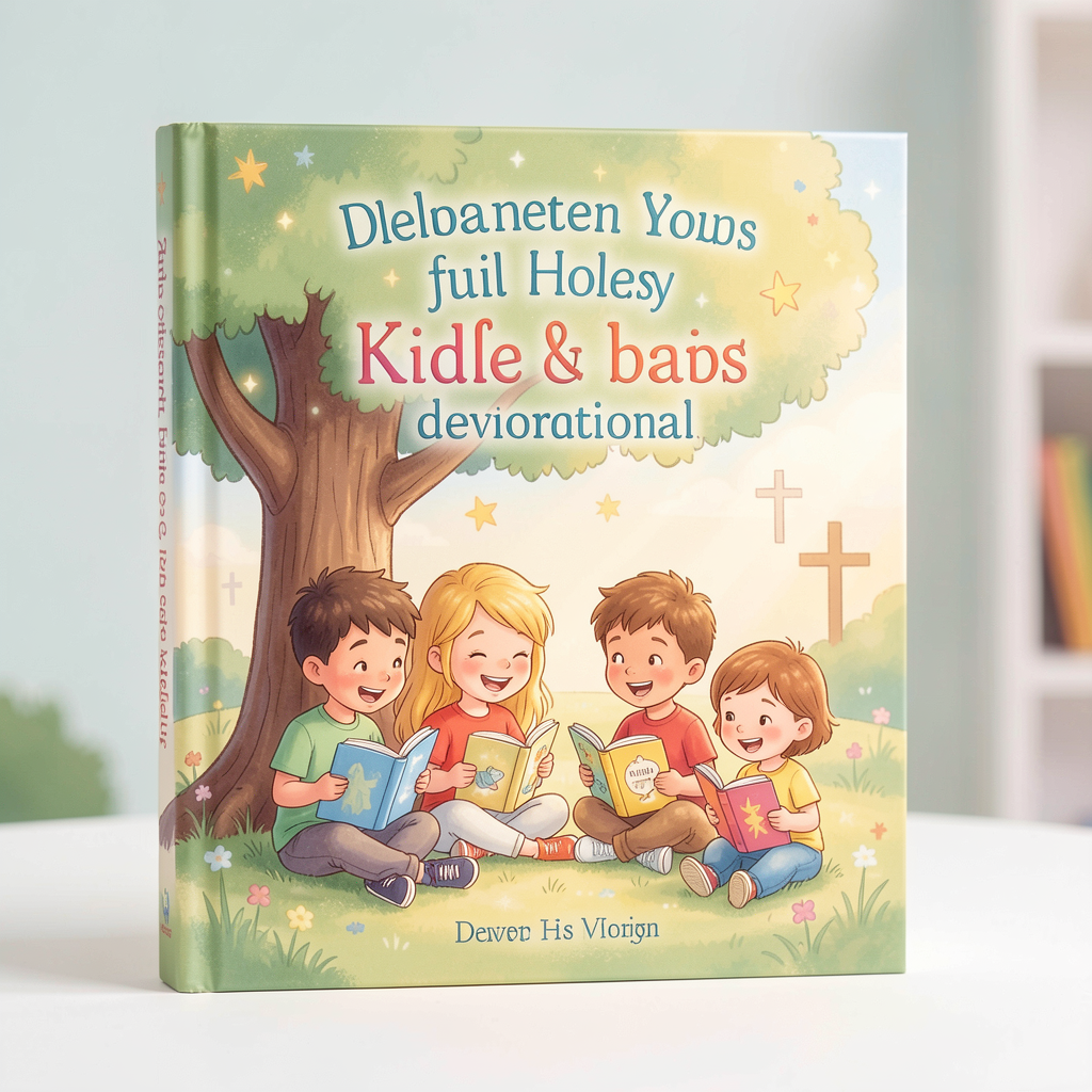 Kid's devotional book cover
