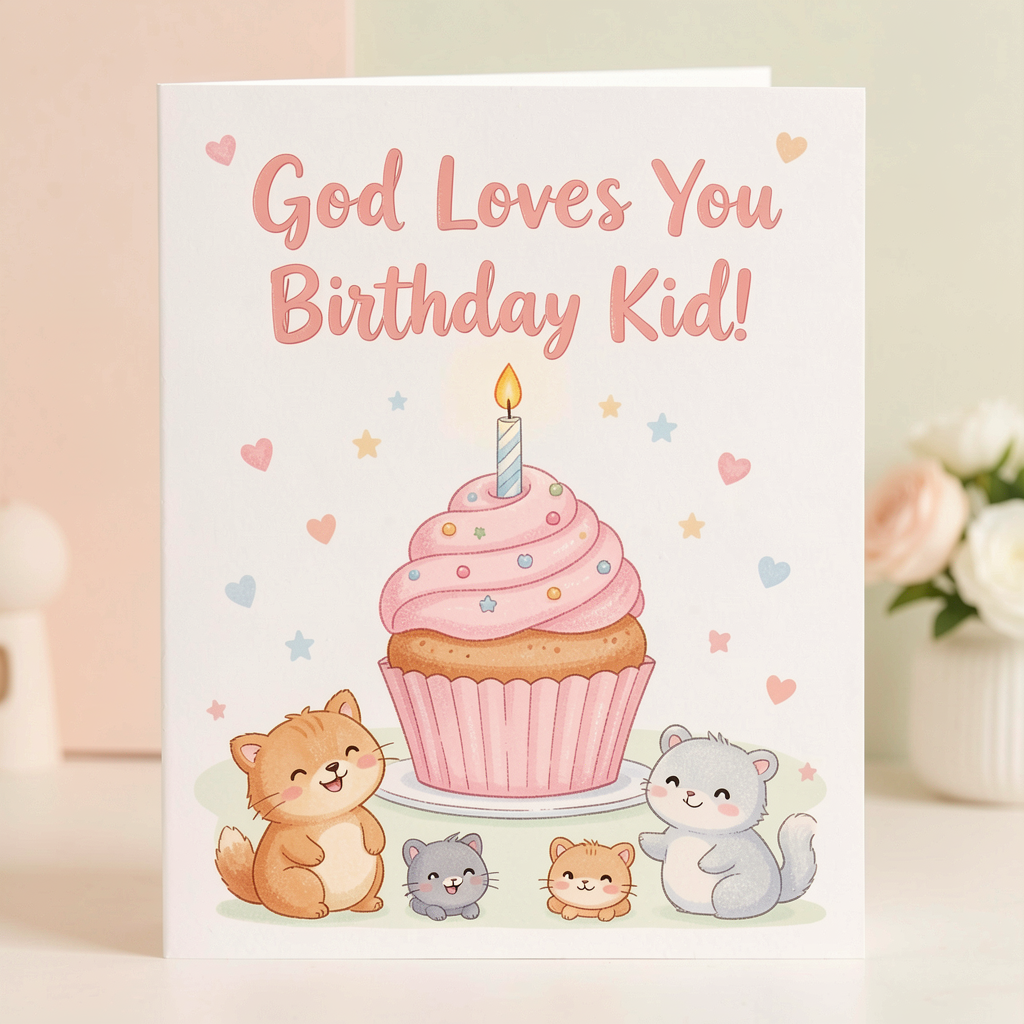 Birthday blessing card