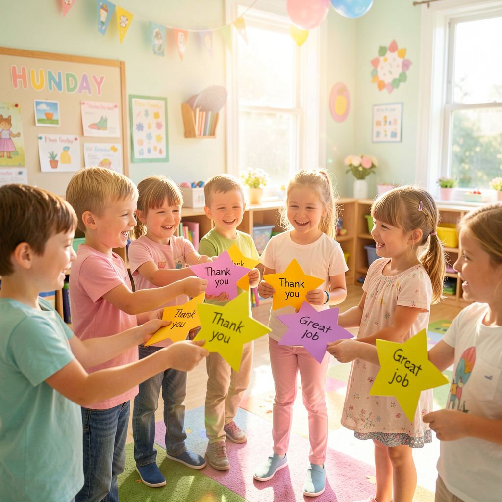 Children singing Magic of Kind Words