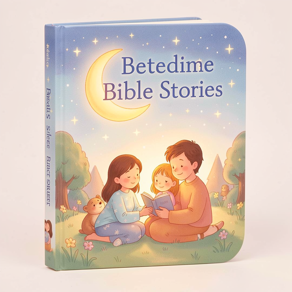 Bedtime Bible stories book cover