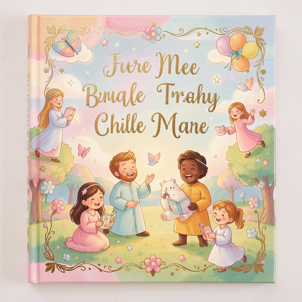 Personalized Bible storybook cover