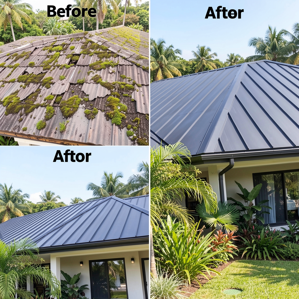Damaged Old Roof