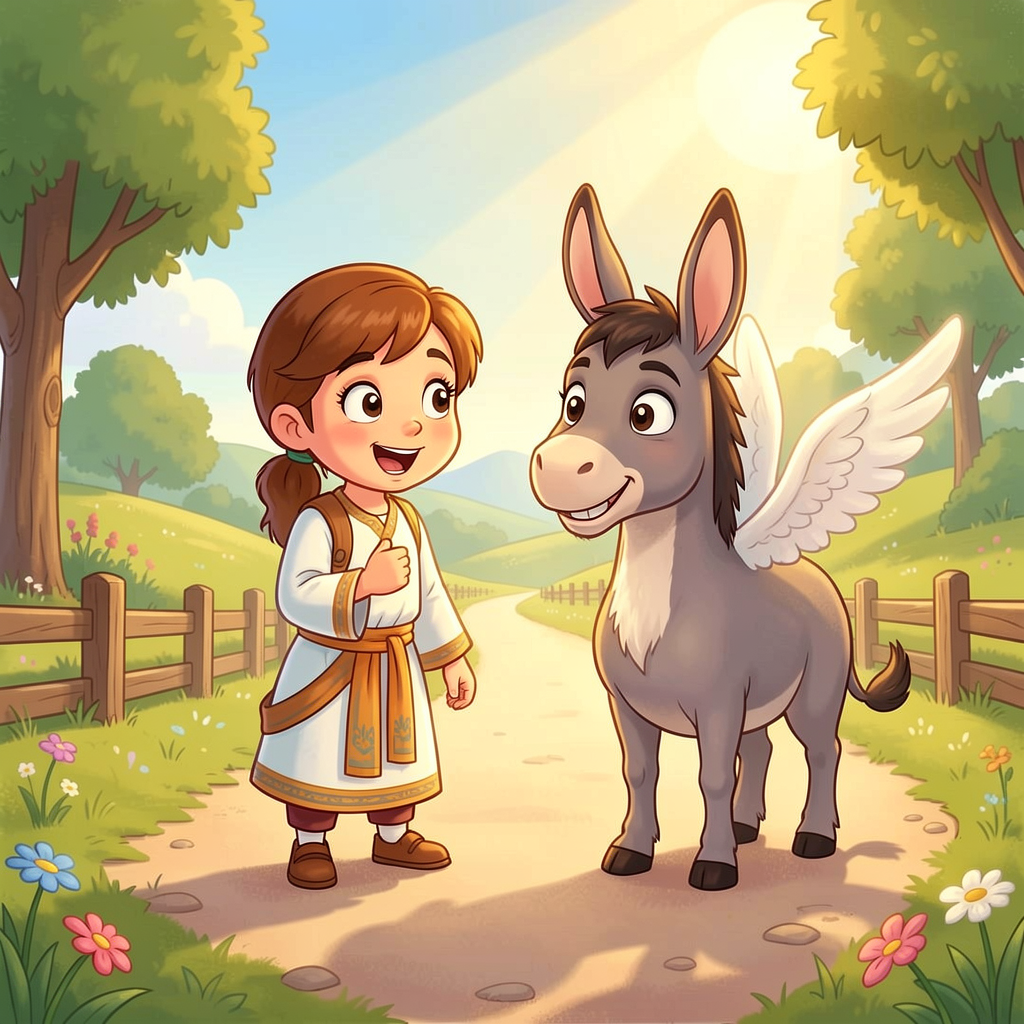 Balaam's donkey cartoon
