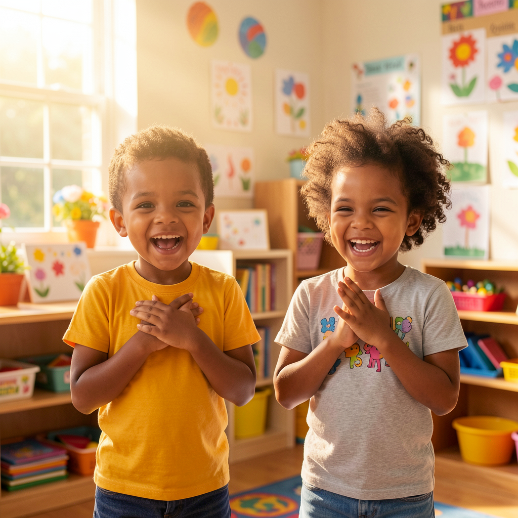 Children singing Trusting God