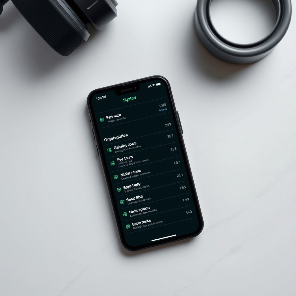 Aurora app flow step 2 screen: smart categorization and tags