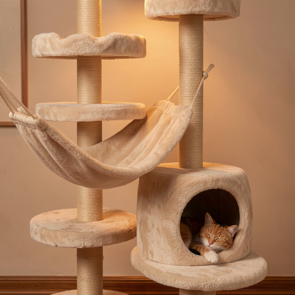 Multi-Tiered Exploration Platforms for Cats