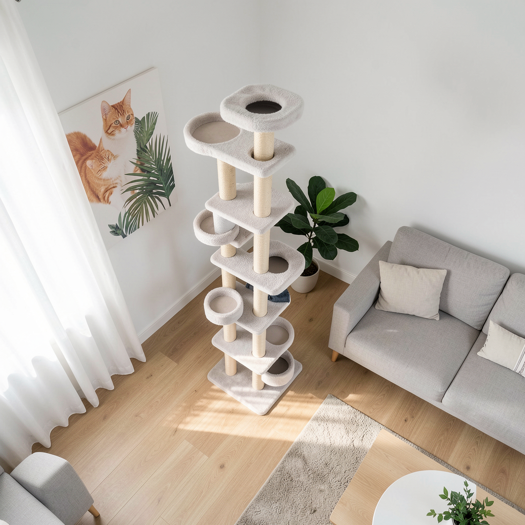 Corner Cat Tree Tower