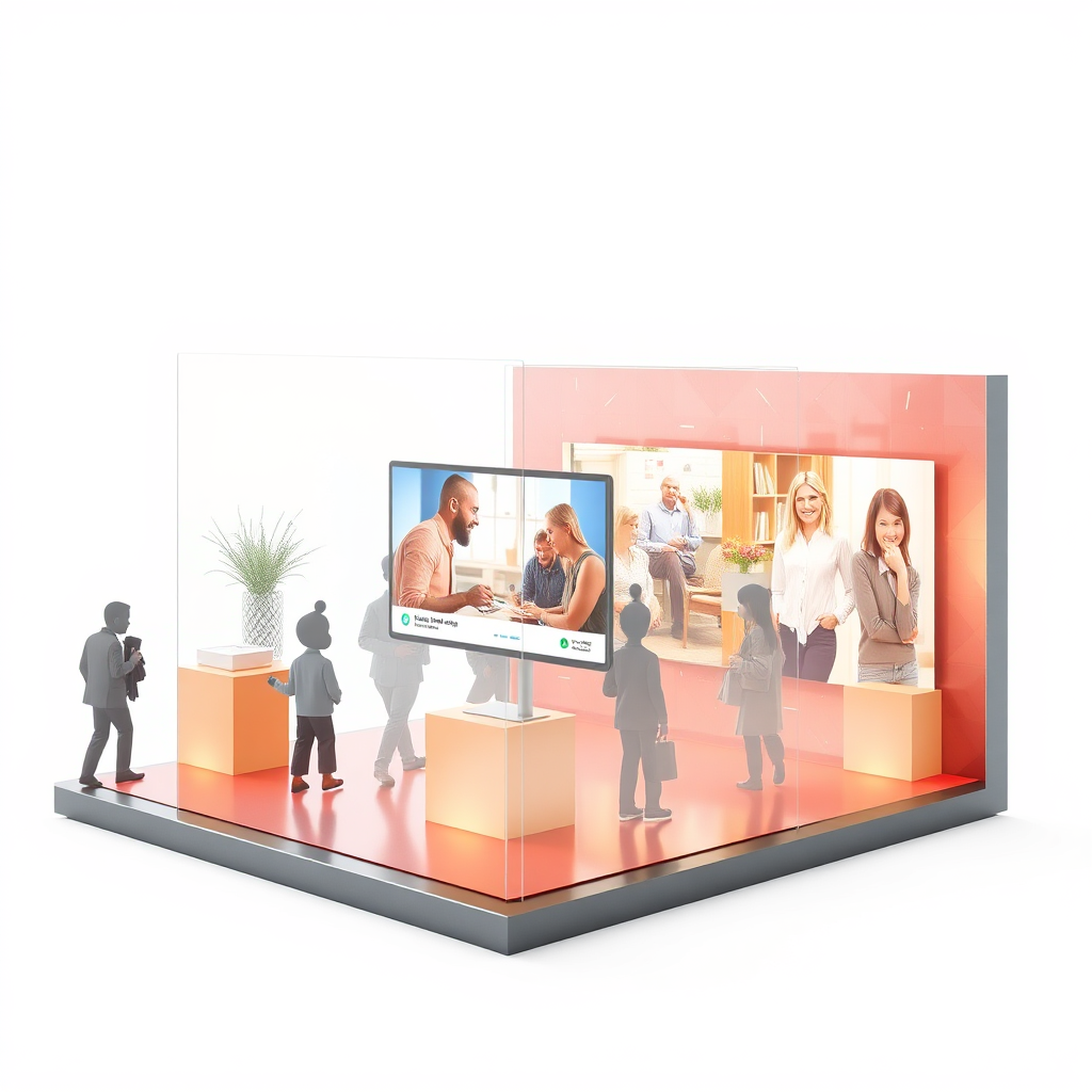 Una imagen fotorrealista que muestra a un equipo de consultores trabajando en estrecha colaboración con un cliente para comprender sus necesidades y desafíos únicos. La escena transmite una sensación de colaboración, empatía y el compromiso de brindar una experiencia personalizada. La paleta de colores debe ser cálida y acogedora, reflejando la naturaleza solidaria y centrada en el cliente de la interacción. La composición general debe comunicar la importancia de adaptar los servicios a las necesidades específicas de cada cliente.