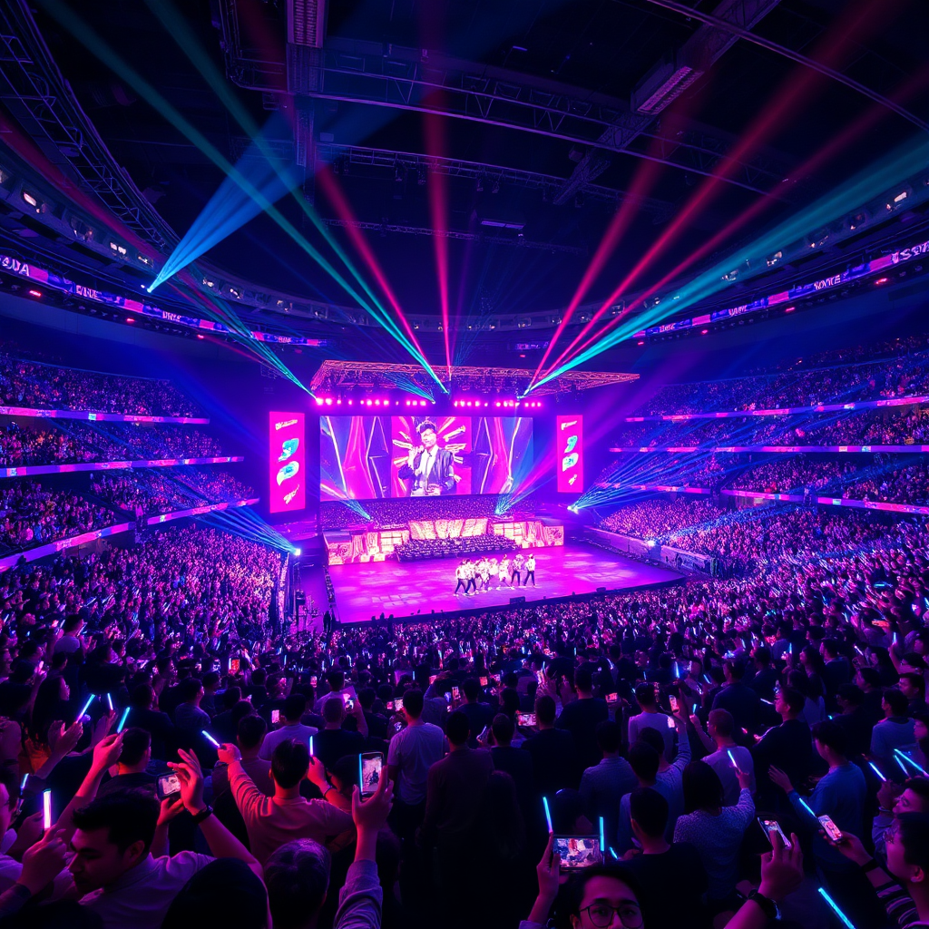 Stadium concert event