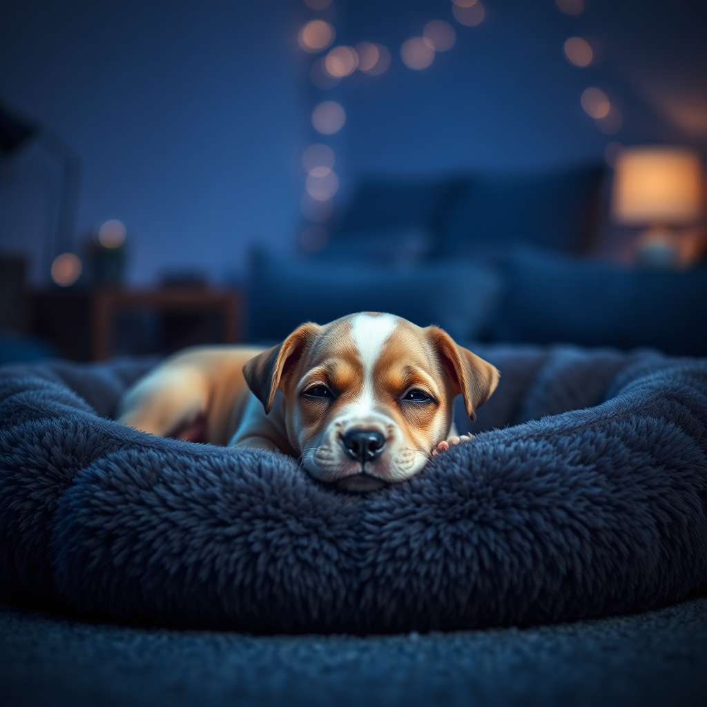 Cachorro descansando