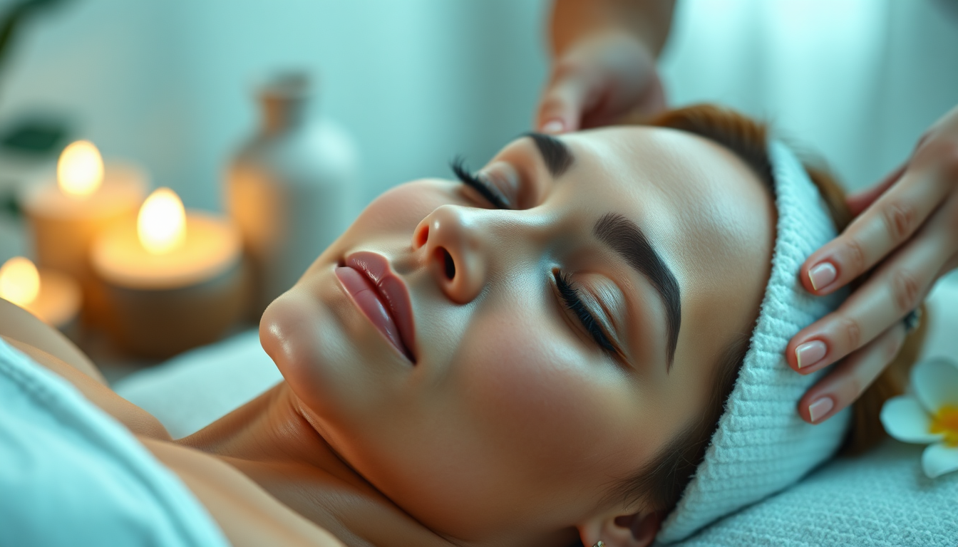 A warm and inviting spa setting. The focus is on hands gently massaging a person's shoulders. The hands are using oil and the skin should glisten. Lighting: soft, warm, diffused natural light. Environment: A clean, minimalist room with natural elements like bamboo and smooth stones. Color Palette: Earthy tones, creams, and soft greens to create a sense of tranquility. Camera Angle: Close-up, focusing on the interaction between the hands and shoulders. Style References: Modern spa photography with a focus on natural beauty. Ensure that the image showcases the therapeutic aspect of massage therapy and creates a feeling of relaxation. Technical specs: 4K resolution, high quality, photorealistic.