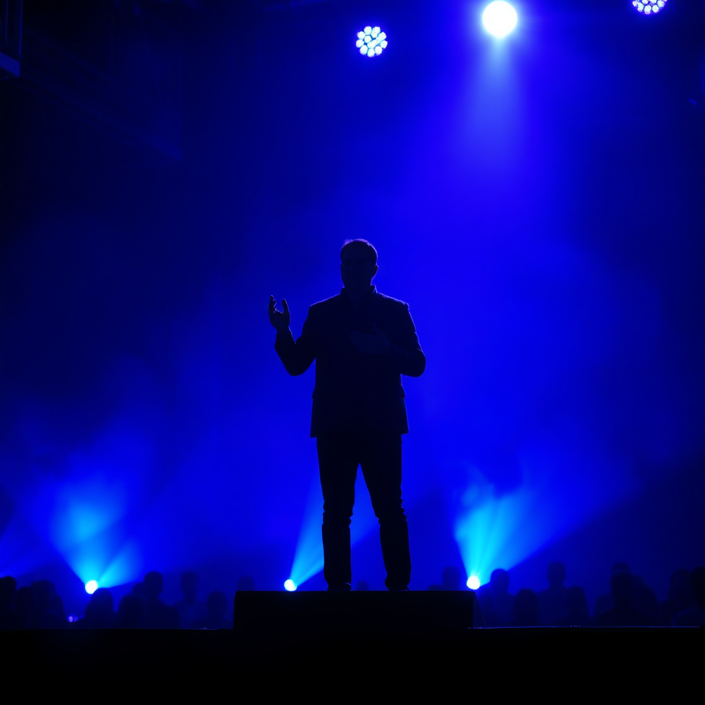 Gründer Adeel Chowdhry bei einem Live Event