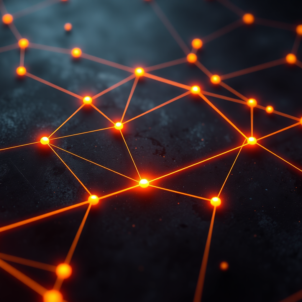 Abstrakte Darstellung von Affiliate Netzwerken