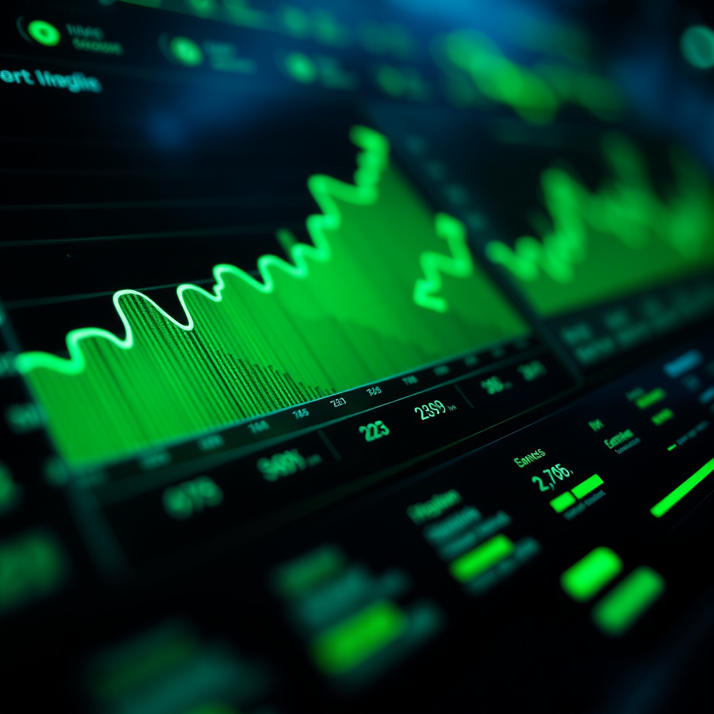 E-Commerce Dashboard Ansicht mit Umsatzstatistiken