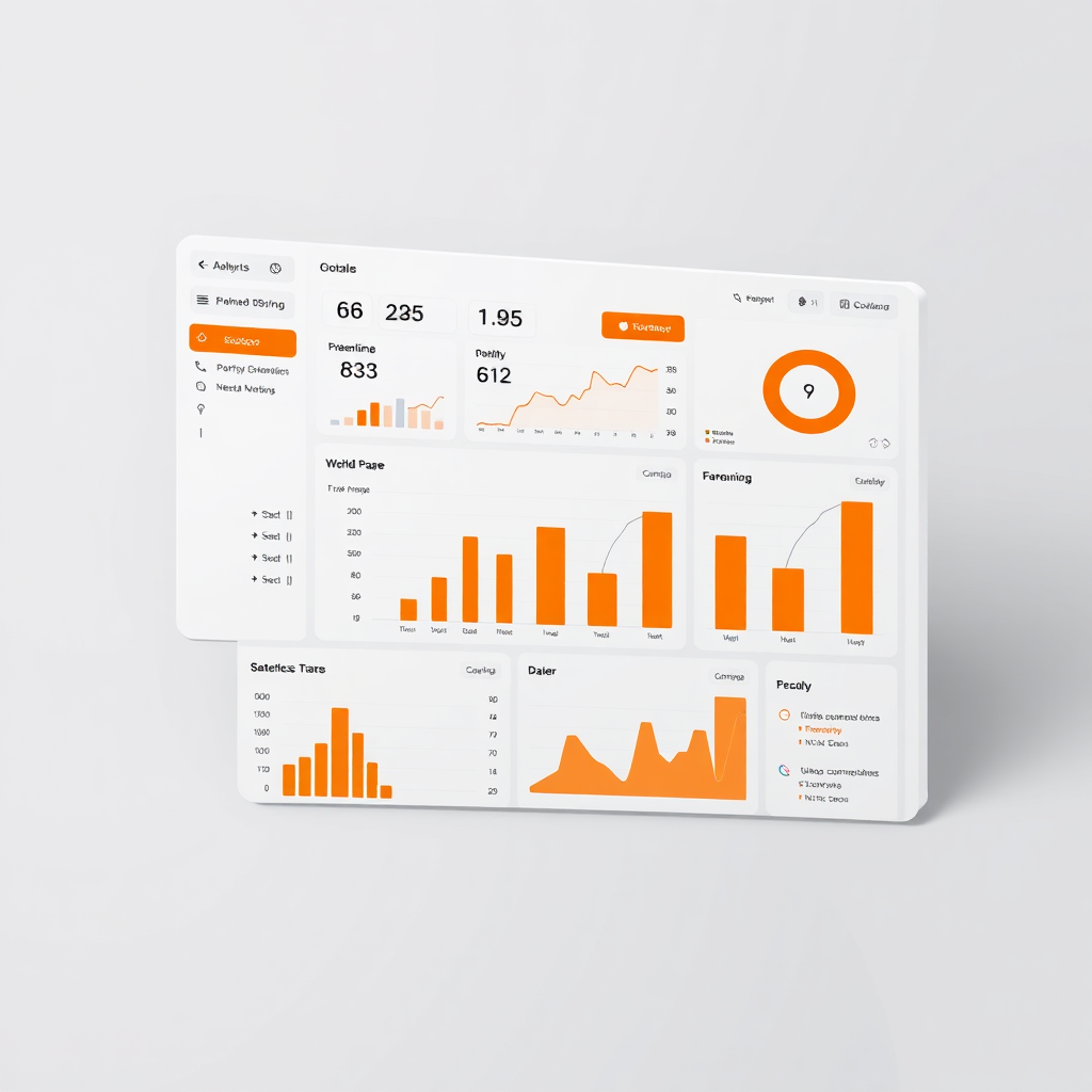 Empirely Business Pro Dashboard Interface showing analytics and CRM data