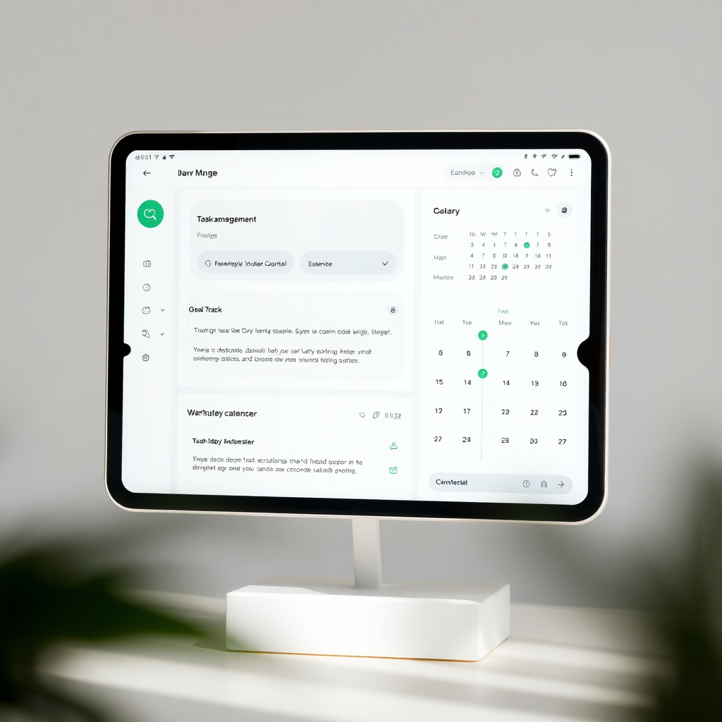 Produktivitäts-App für Zielverfolgung