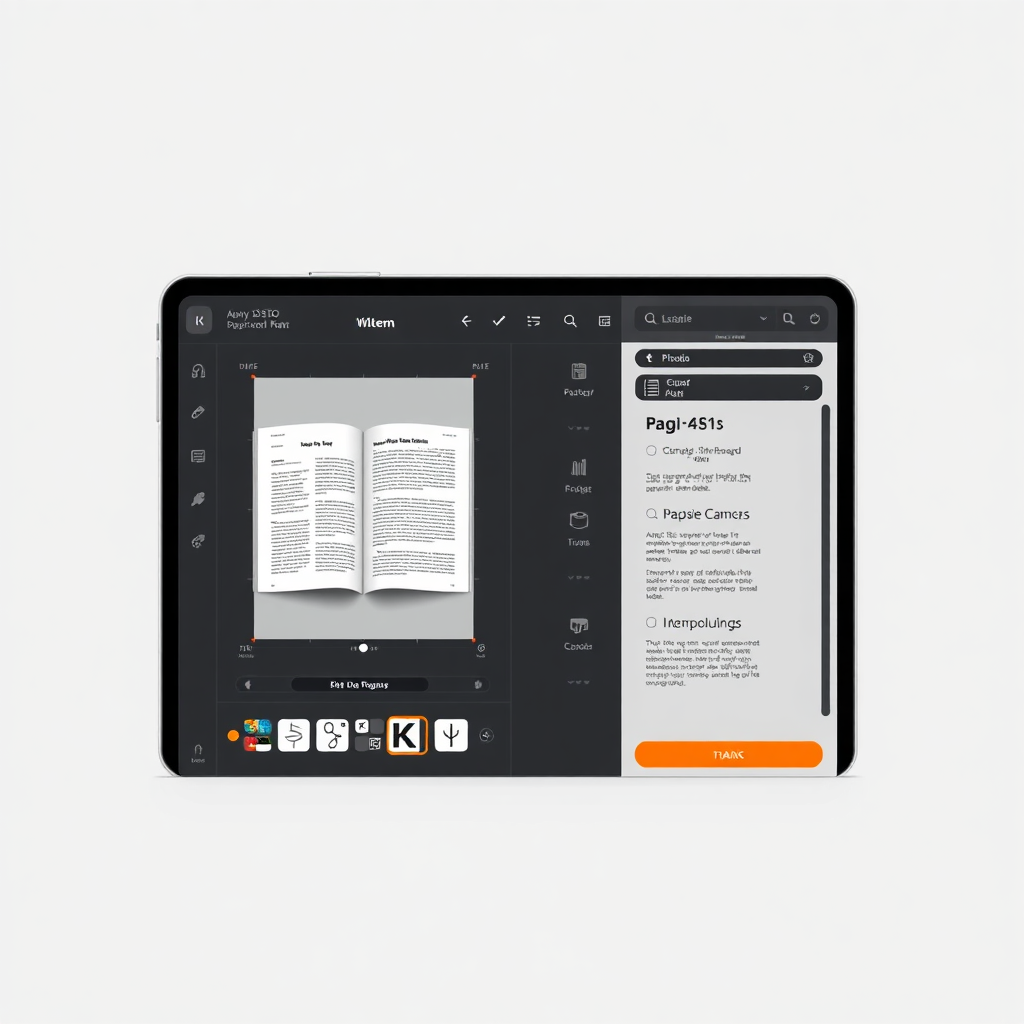 Ebook creation interface
