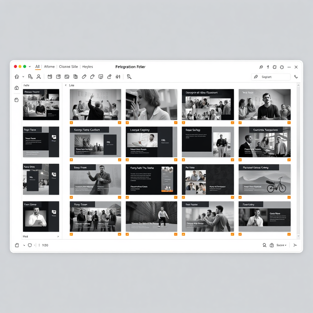 Presentation slides software