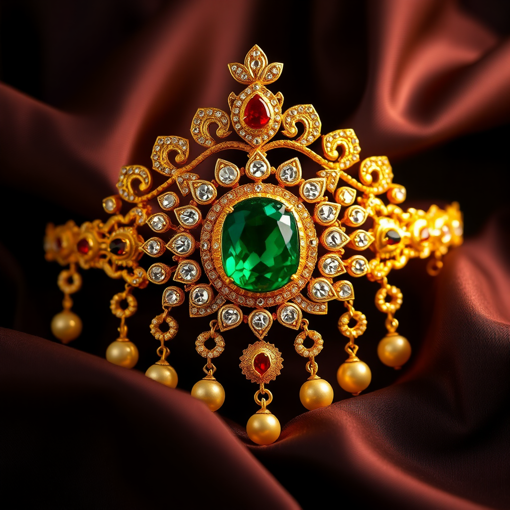 Regal Gold Maang Tikka