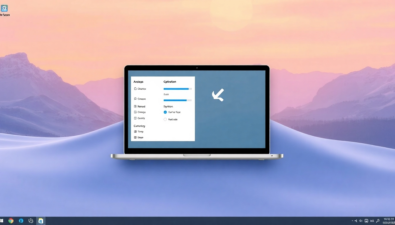 Create an abstract image representing software optimization. The image should depict smooth, flowing lines and vibrant colors, symbolizing improved performance and efficiency. Use a clean, minimalist style reminiscent of modern software interfaces.