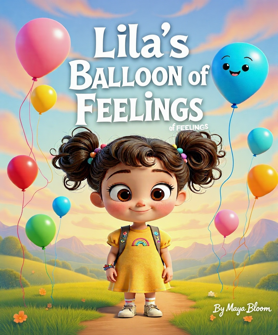 Lila and her balloons