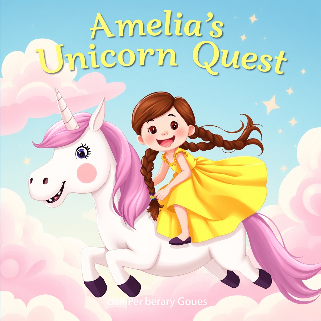 Amelia's Unicorn Quest book cover