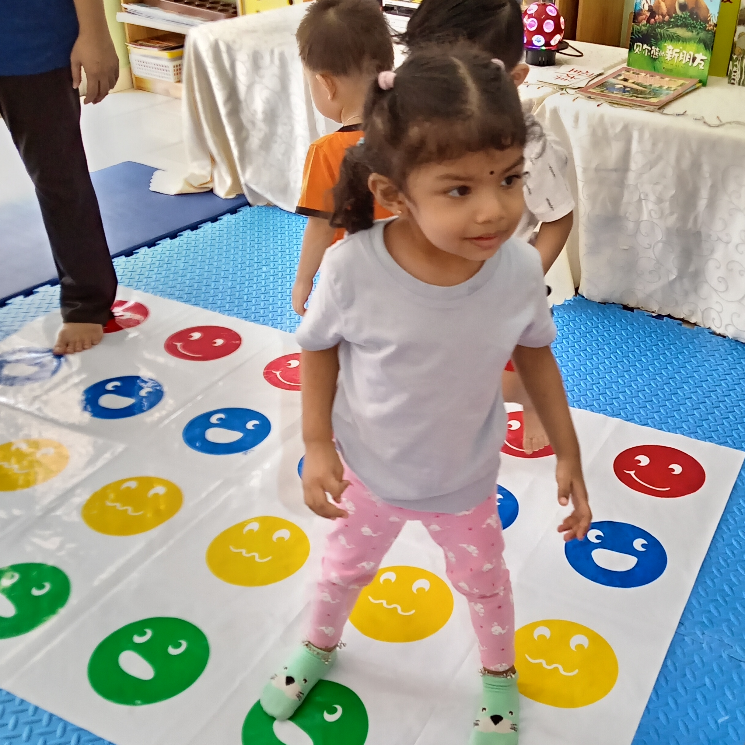 A photorealistic image depicting a child participating in various activities like painting, playing music, and outdoor activities. The lighting is natural and balanced, highlighting the diversity of activities. The camera angle is a medium shot, capturing the child's involvement. Style: Lifestyle Photography.