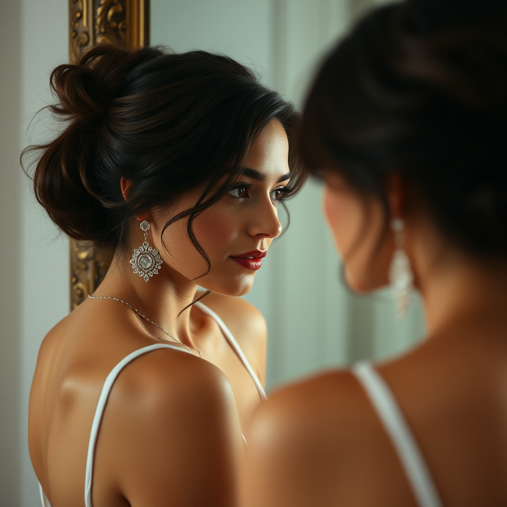 Stylized illustration of a butterfly emerging from a cocoon, representing transformation and self-discovery. The butterfly has bright, vibrant colors, and the cocoon is adorned with positive affirmations.