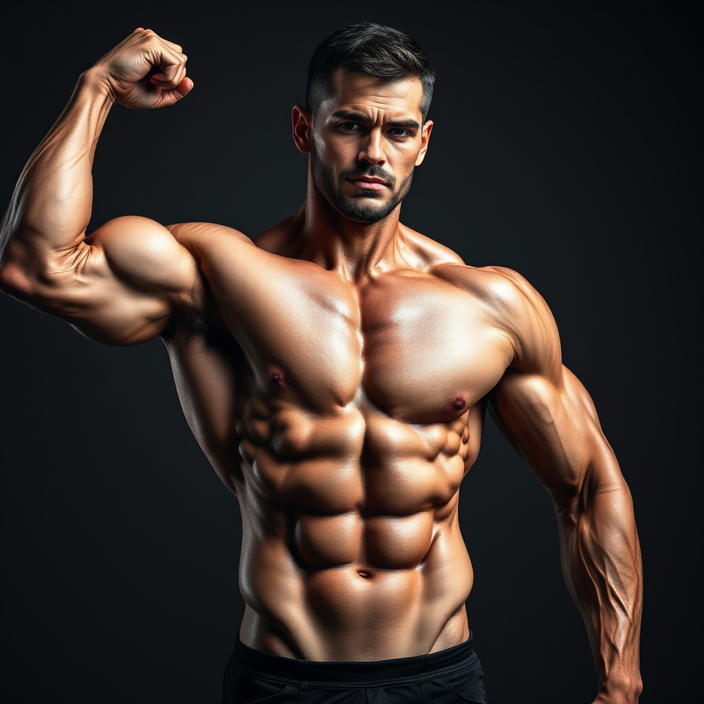 Image of muscles depleting.