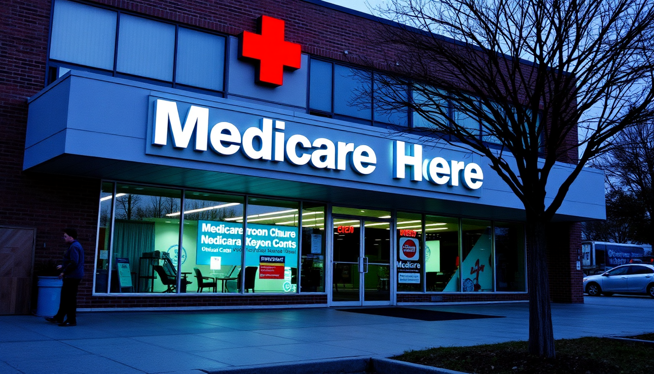 A graphic illustration showing the core components of Medicare - Part A (Hospital Insurance), Part B (Medical Insurance), Part C (Medicare Advantage), and Part D (Prescription Drug Coverage). The illustration should use a clean, modern design with icons representing each part. Use a color palette that evokes trust and stability, such as blues and greens. Stylized.