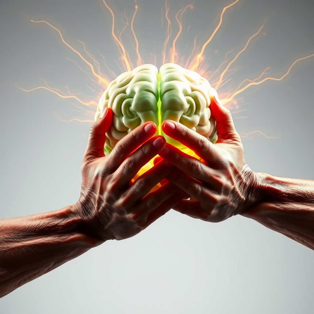 Muscles impacting clarity to the brain.